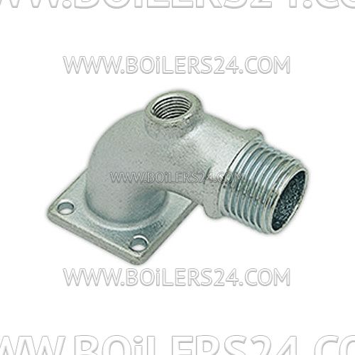 Ecoflam Gas valve connection pipe (angle adapter), 65321516