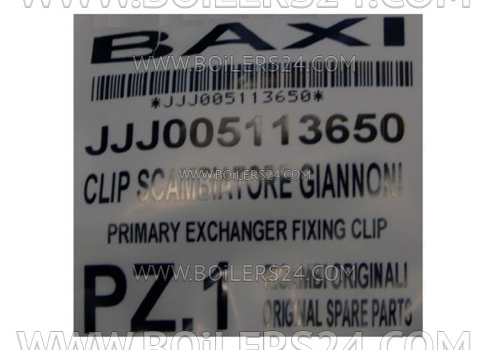 Baxi Mounting clip, JJJ005113650