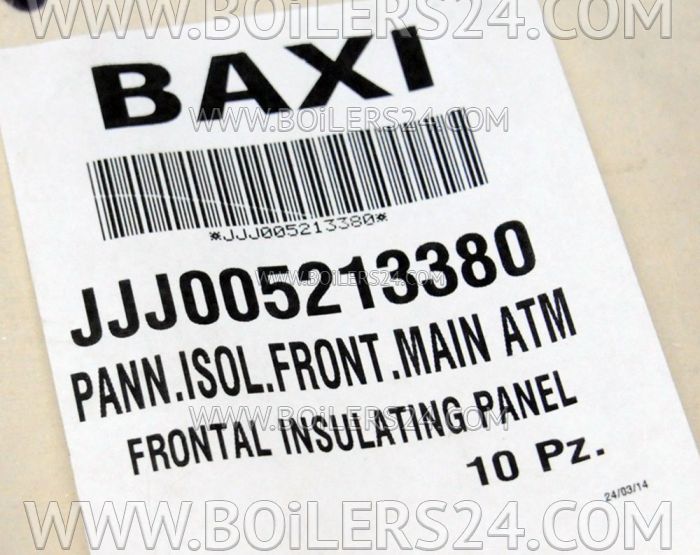 Baxi Front panel, JJJ005213380