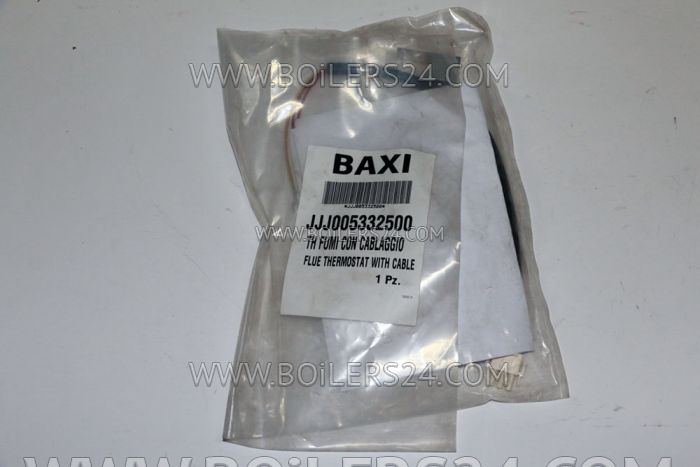 Baxi Flue gas safety thermostat with wire, JJJ005332500