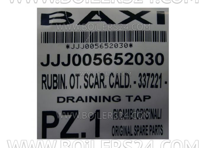 Baxi Drain tap, JJJ005652030