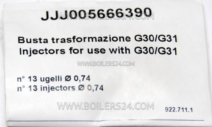 Baxi Injector for liquefied gas. kit, JJJ005666390