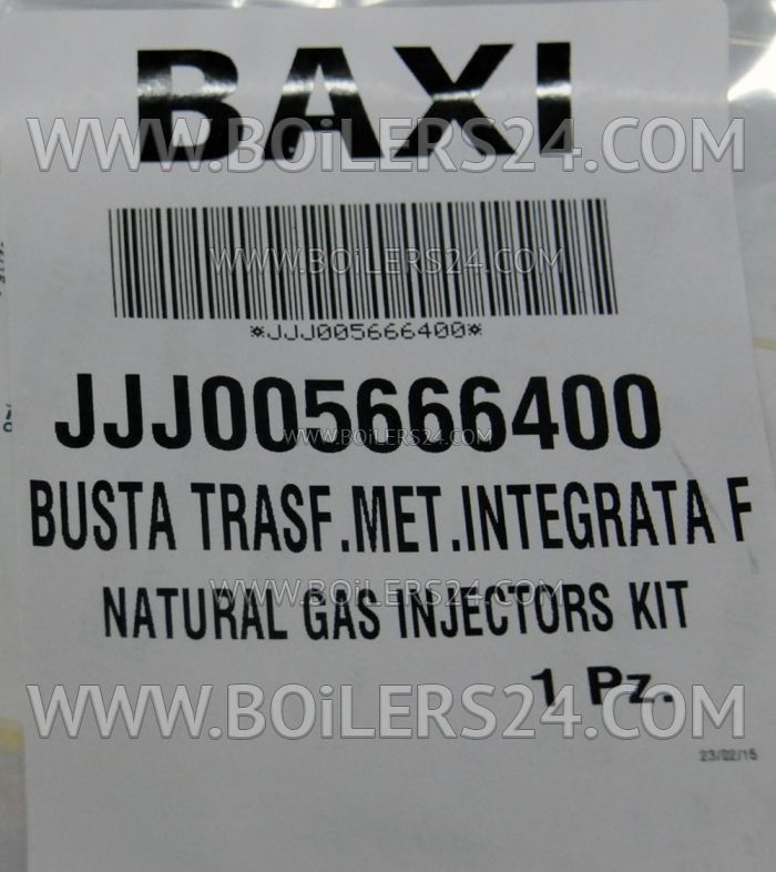 Baxi Natural gas injectors kit, JJJ005666400