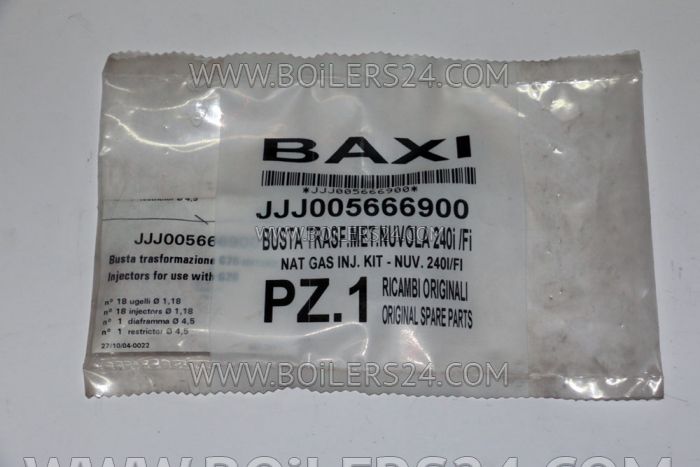 Baxi Natural gas injectors kit, JJJ005666900