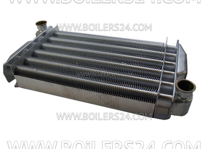 Baxi Main heat exchanger with clips, JJJ005677660