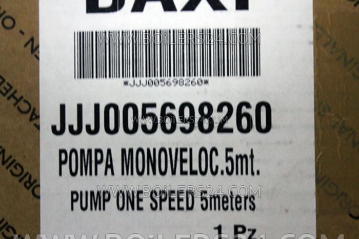 Baxi Circulation pump, JJJ005698260