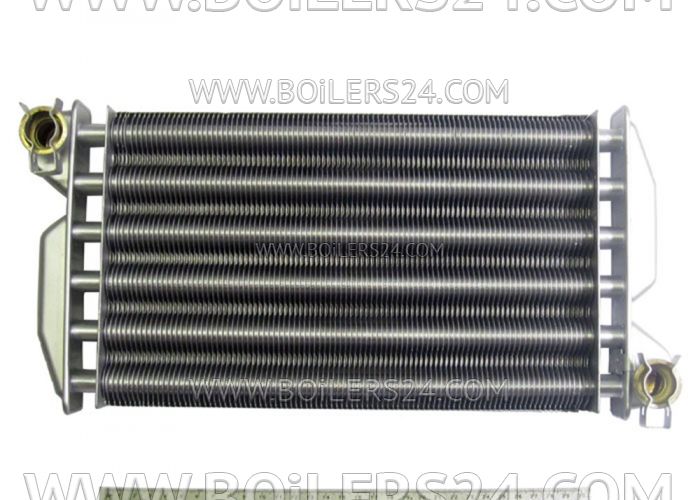 Baxi Main heat exchanger with clips, JJJ000620860