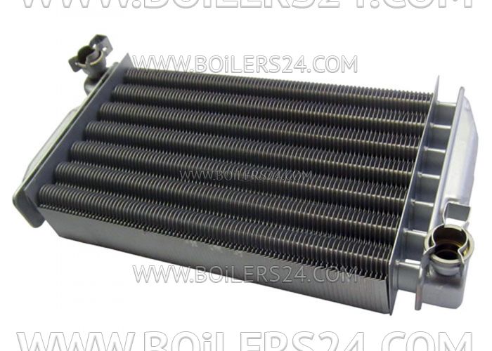 Baxi Main heat exchanger with clips, JJJ000620870