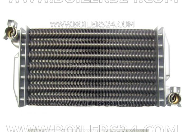 Baxi Main heat exchanger with clips, JJJ000620870