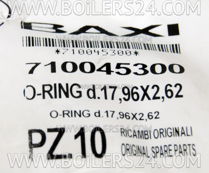 Baxi O-ring seal d.17,96X2,62, 710045300