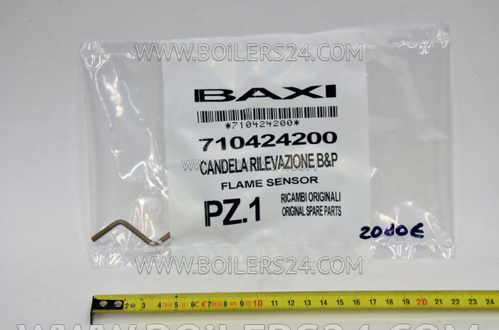 Baxi B&P flame control electrode, 710424200