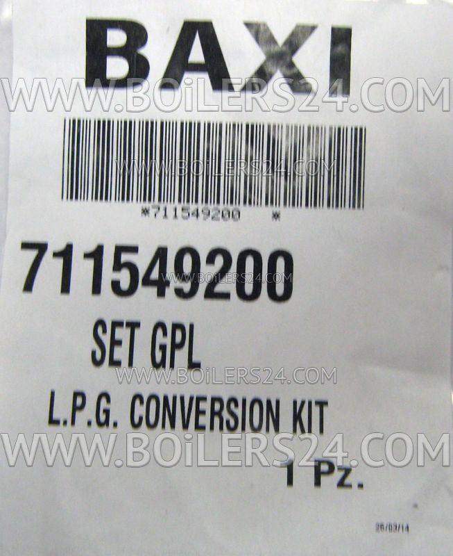 Baxi Conversion Kit for LPG, 711549200