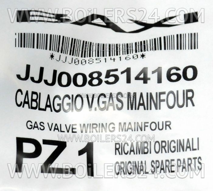 Baxi Gas valve wiring, JJJ008514160