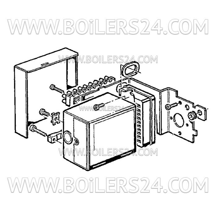 Riello MF2 control box with base, 3006669