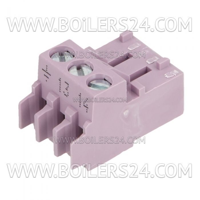 Buderus 3-pin terminal PZ (violet), 7747023986