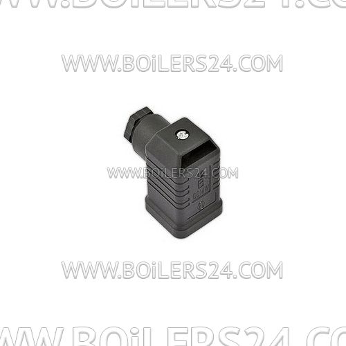 Elco 4-pin connector B12 black with skirt, 65311615