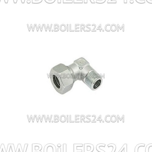 Ecoflam Fitting connection cranked 1-2, 65325765