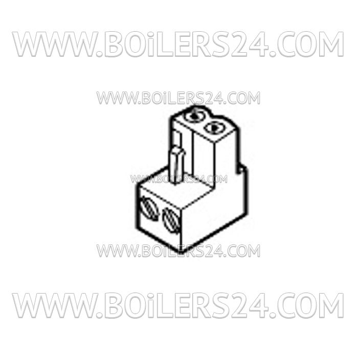 Buderus 2-pin terminal blue FA, 7747023963