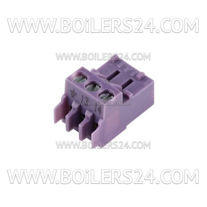 Buderus 3-pin terminal PZ (violet), 7747023986