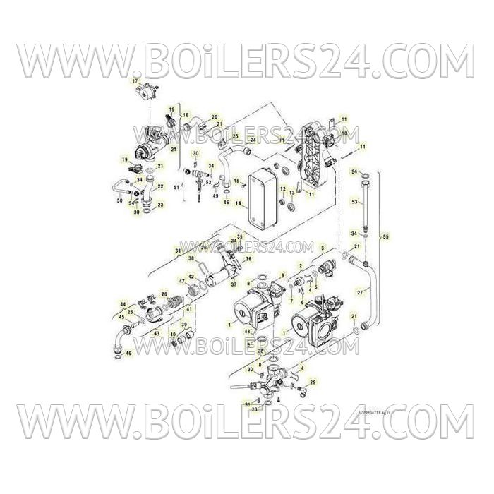 Buderus Gasket (10 pcs.), 87167713250