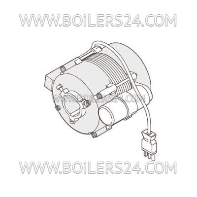 Weishaupt Electric motor ECK 06/A-2, 530W 230/50, 652055, 24040007032