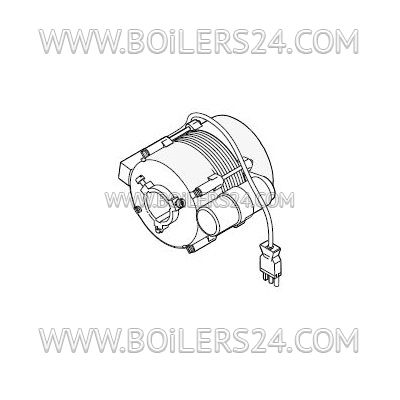 Weishaupt Electric motor 75 W ECK02/H-2P 230V 50Hz, 652098