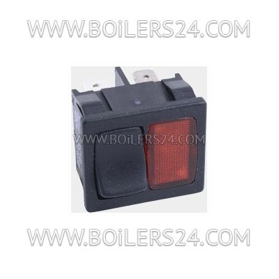 Viessmann Key switch with warning light, 7380260