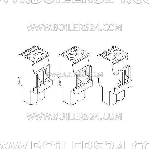 Viessmann Set 2-floor plugs, 7268274