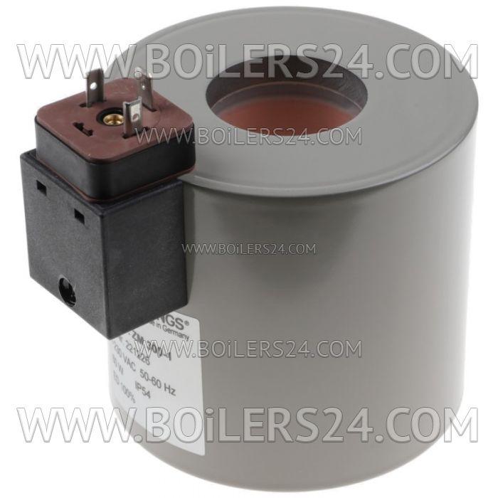 Weishaupt Solenoid coil MDK70 with plug connection, 605930